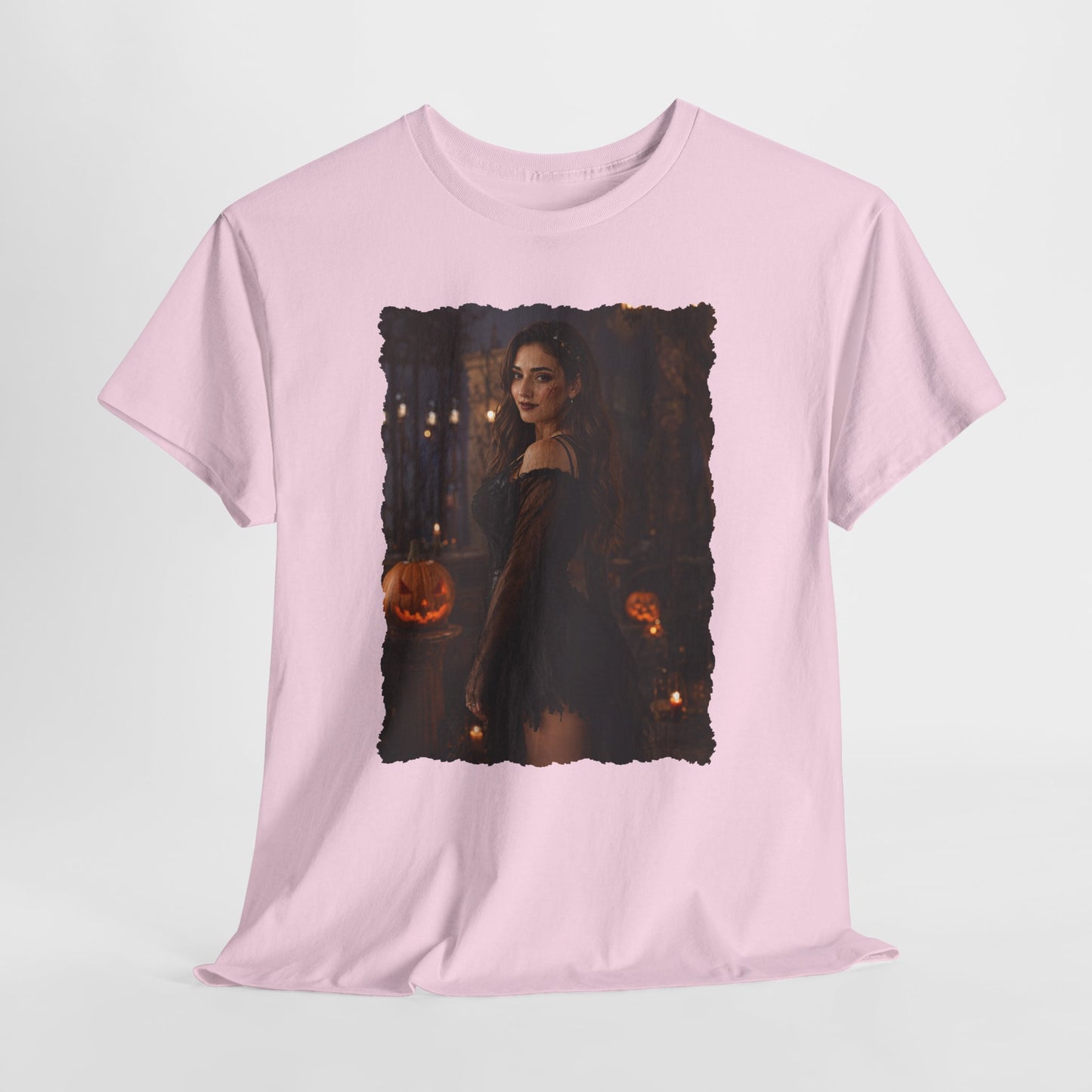 Custom Halloween Portrait Shirt From Your Photo, Personalized Spooky Tshirt, Witch Costume Photo Tee, Custom Photo Gift, Halloween Gift Her