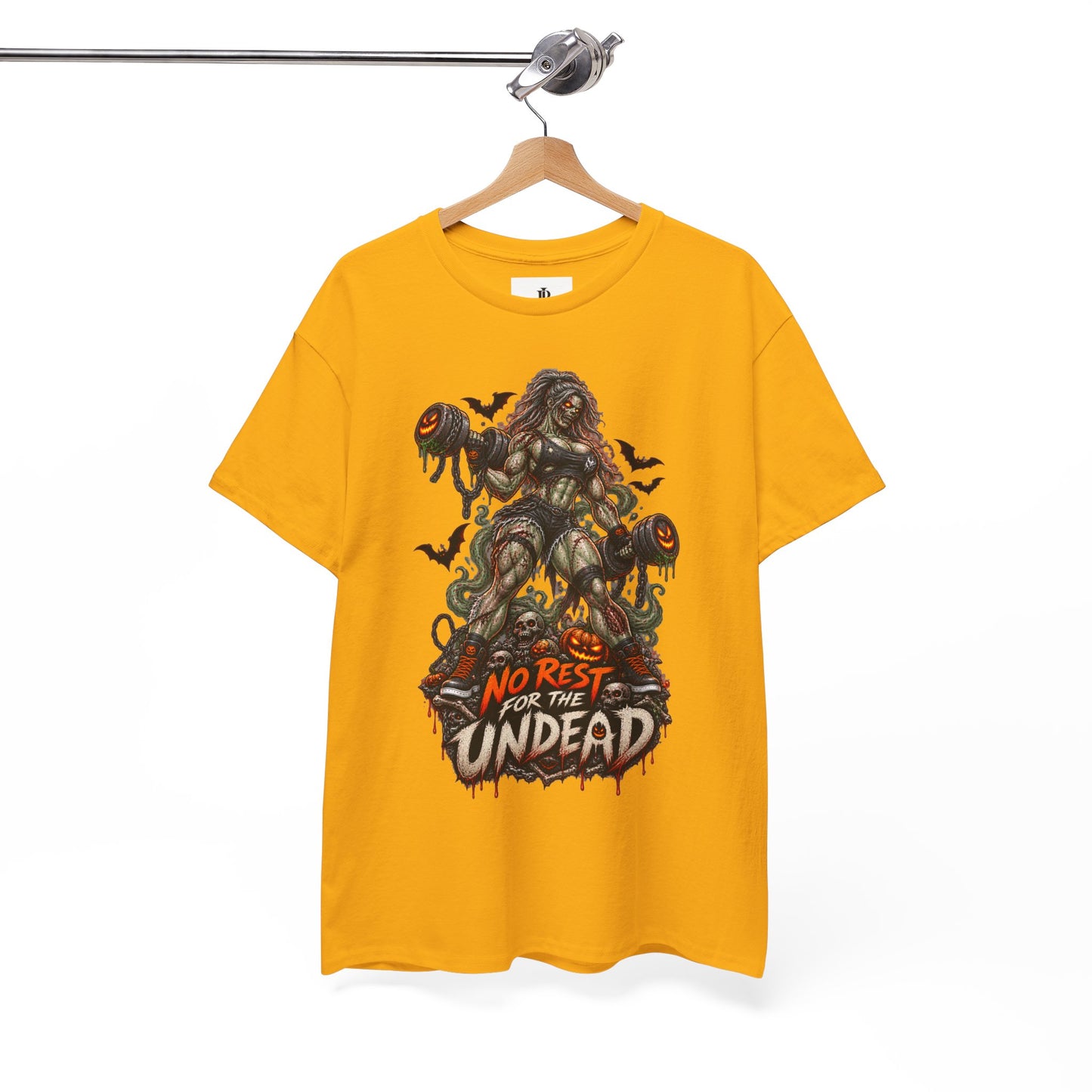 Zombie Graphic T-Shirt — "No Rest for the Undead" Horror Tee