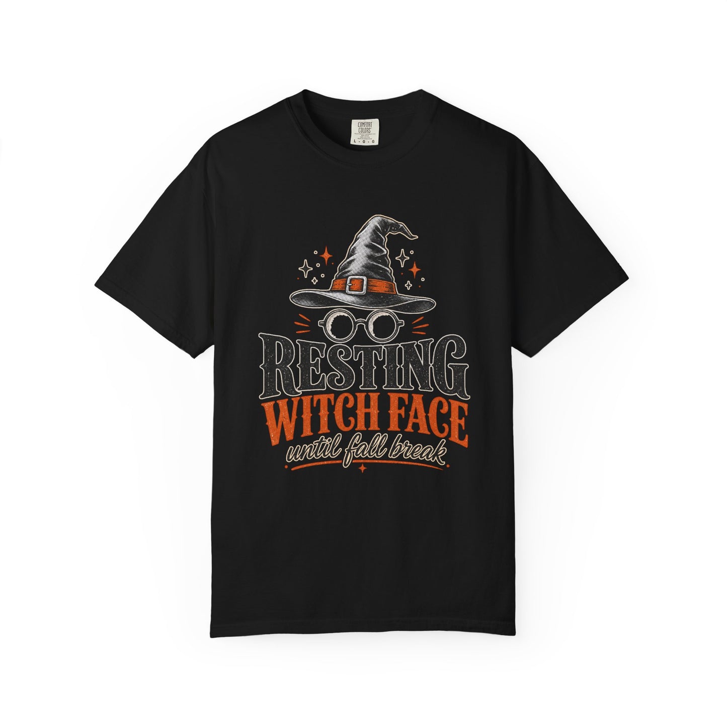 Resting Witch Face Teacher Sweatshirt, Funny Halloween Crewneck for Teachers, Witch Sweater, Fall Break Countdown Cozy Sweatshirt Gift