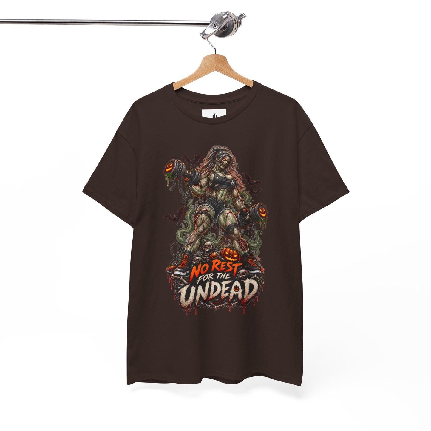 Zombie Graphic T-Shirt — "No Rest for the Undead" Horror Tee