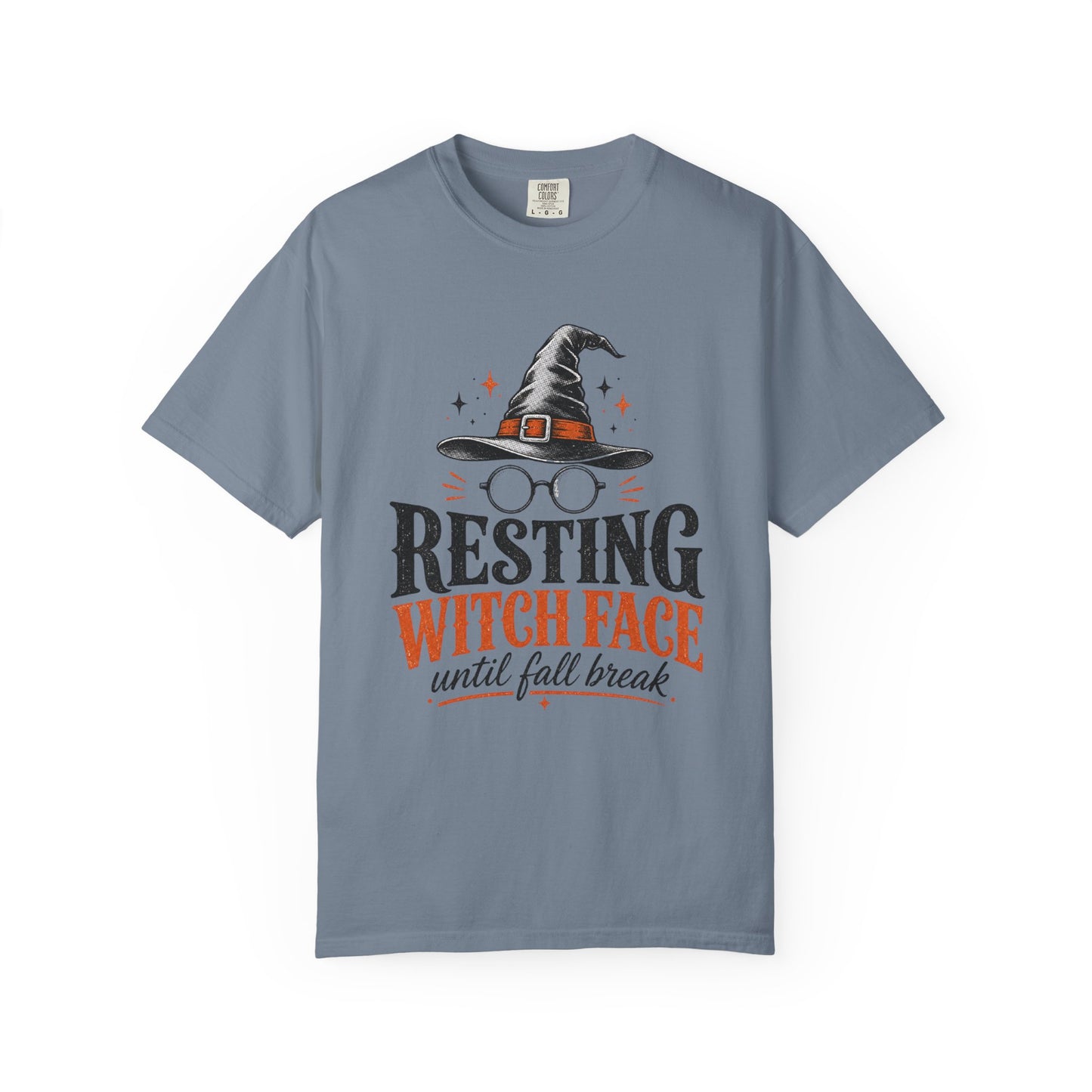 Resting Witch Face Teacher Sweatshirt, Funny Halloween Crewneck for Teachers, Witch Sweater, Fall Break Countdown Cozy Sweatshirt Gift