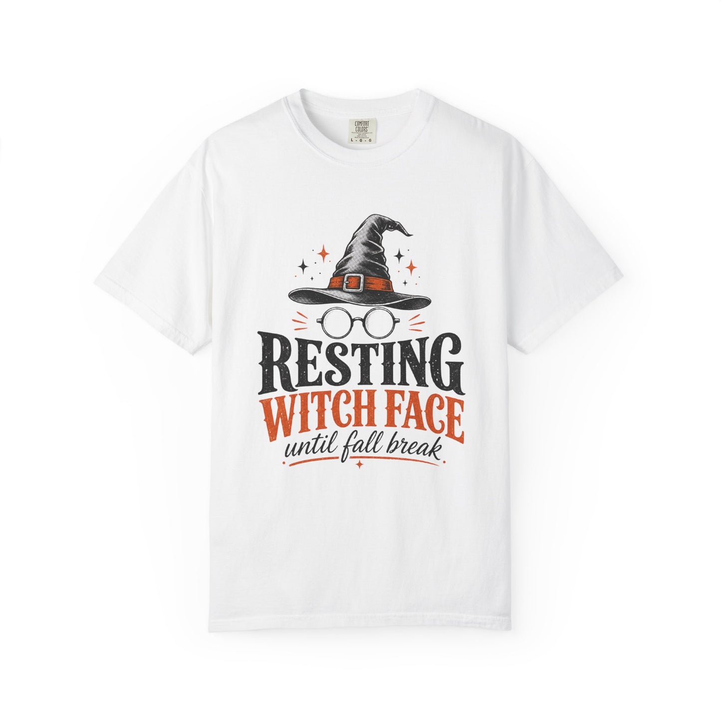 Resting Witch Face Teacher Sweatshirt, Funny Halloween Crewneck for Teachers, Witch Sweater, Fall Break Countdown Cozy Sweatshirt Gift