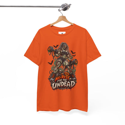 Zombie Graphic T-Shirt — "No Rest for the Undead" Horror Tee