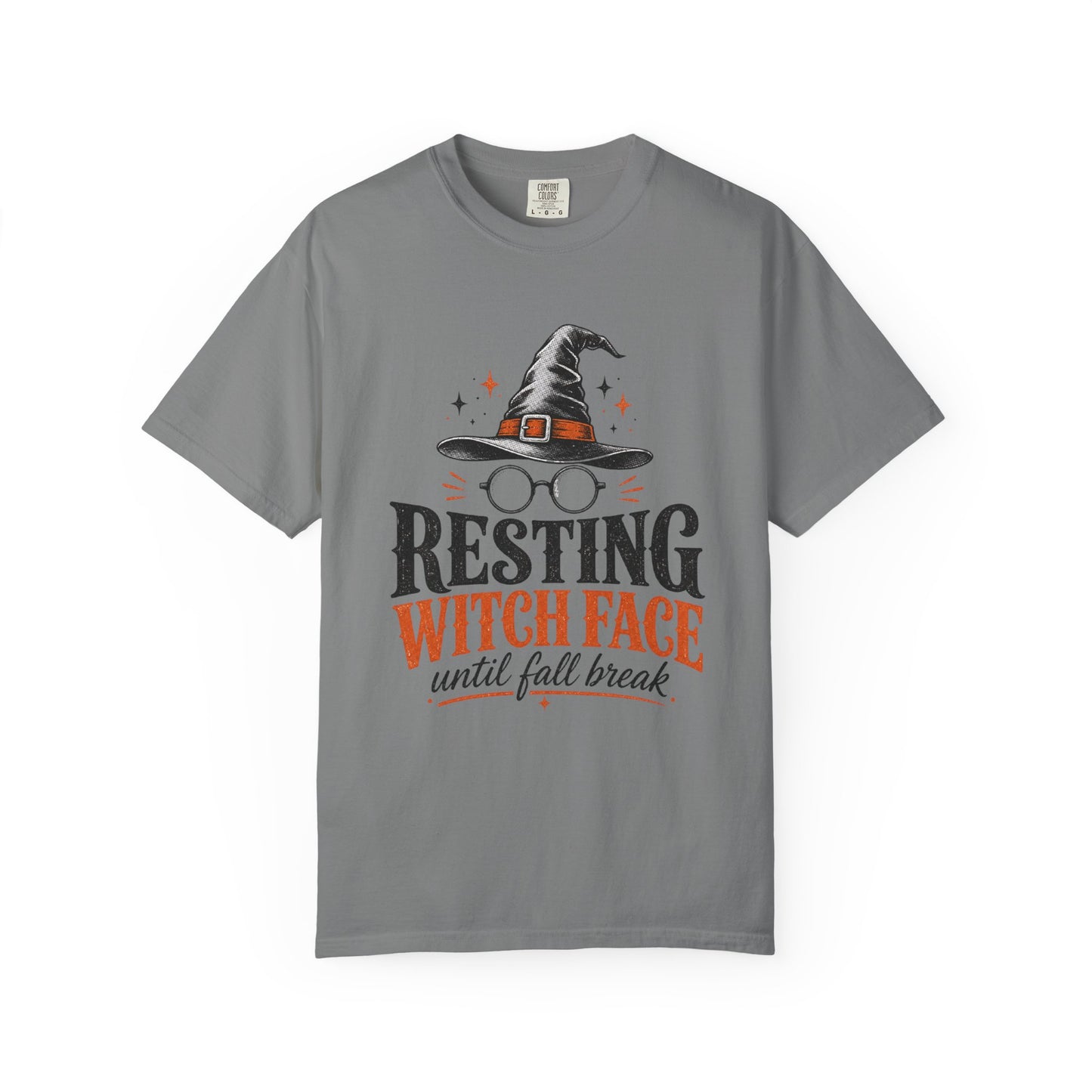 Resting Witch Face Teacher Sweatshirt, Funny Halloween Crewneck for Teachers, Witch Sweater, Fall Break Countdown Cozy Sweatshirt Gift