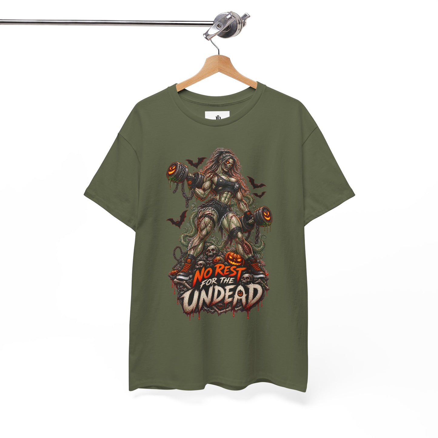 Zombie Graphic T-Shirt — "No Rest for the Undead" Horror Tee