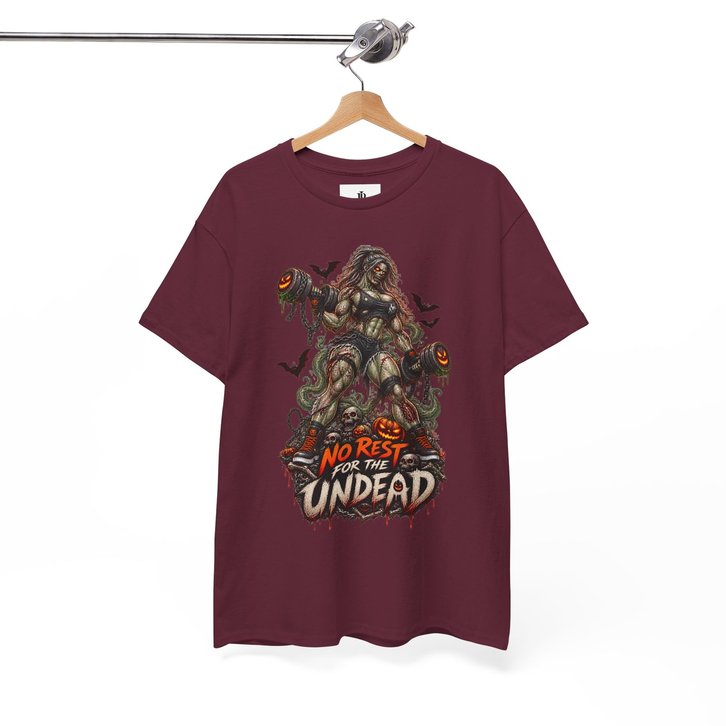 Zombie Graphic T-Shirt — "No Rest for the Undead" Horror Tee