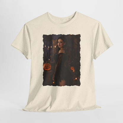 Custom Halloween Portrait Shirt From Your Photo, Personalized Spooky Tshirt, Witch Costume Photo Tee, Custom Photo Gift, Halloween Gift Her