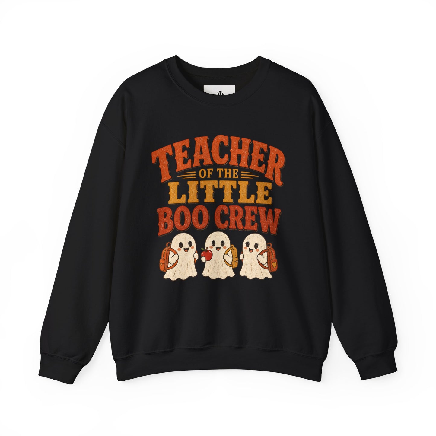 Teacher of the Little Boo Crew Sweatshirt, Cute Halloween Teacher Crewneck, Kindergarten Teacher Sweater, Cozy Fall School Sweatshirt