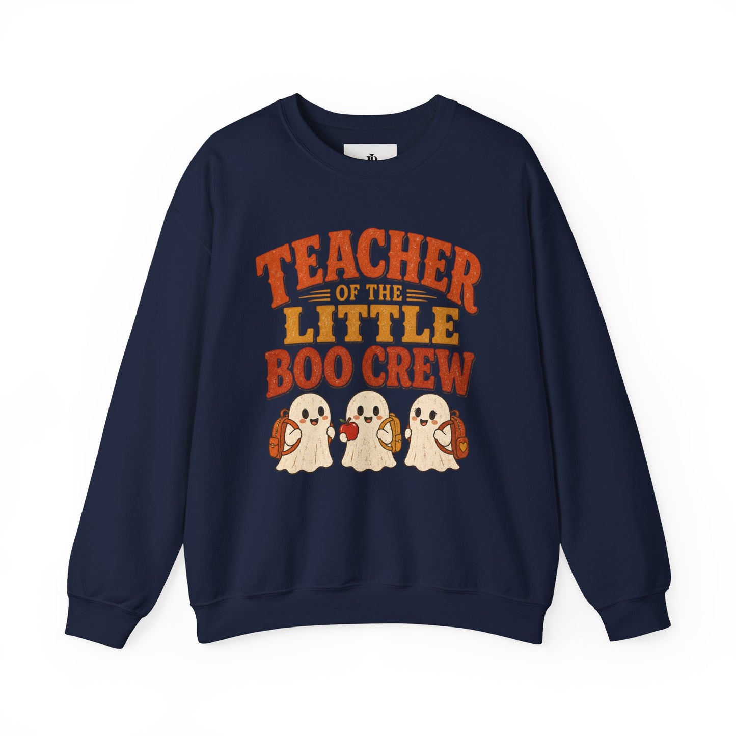 Teacher of the Little Boo Crew Sweatshirt, Cute Halloween Teacher Crewneck, Kindergarten Teacher Sweater, Cozy Fall School Sweatshirt