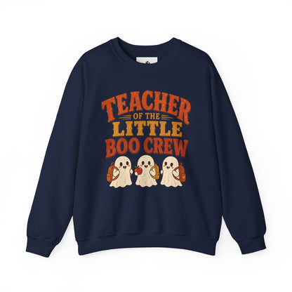 Teacher of the Little Boo Crew Sweatshirt, Cute Halloween Teacher Crewneck, Kindergarten Teacher Sweater, Cozy Fall School Sweatshirt