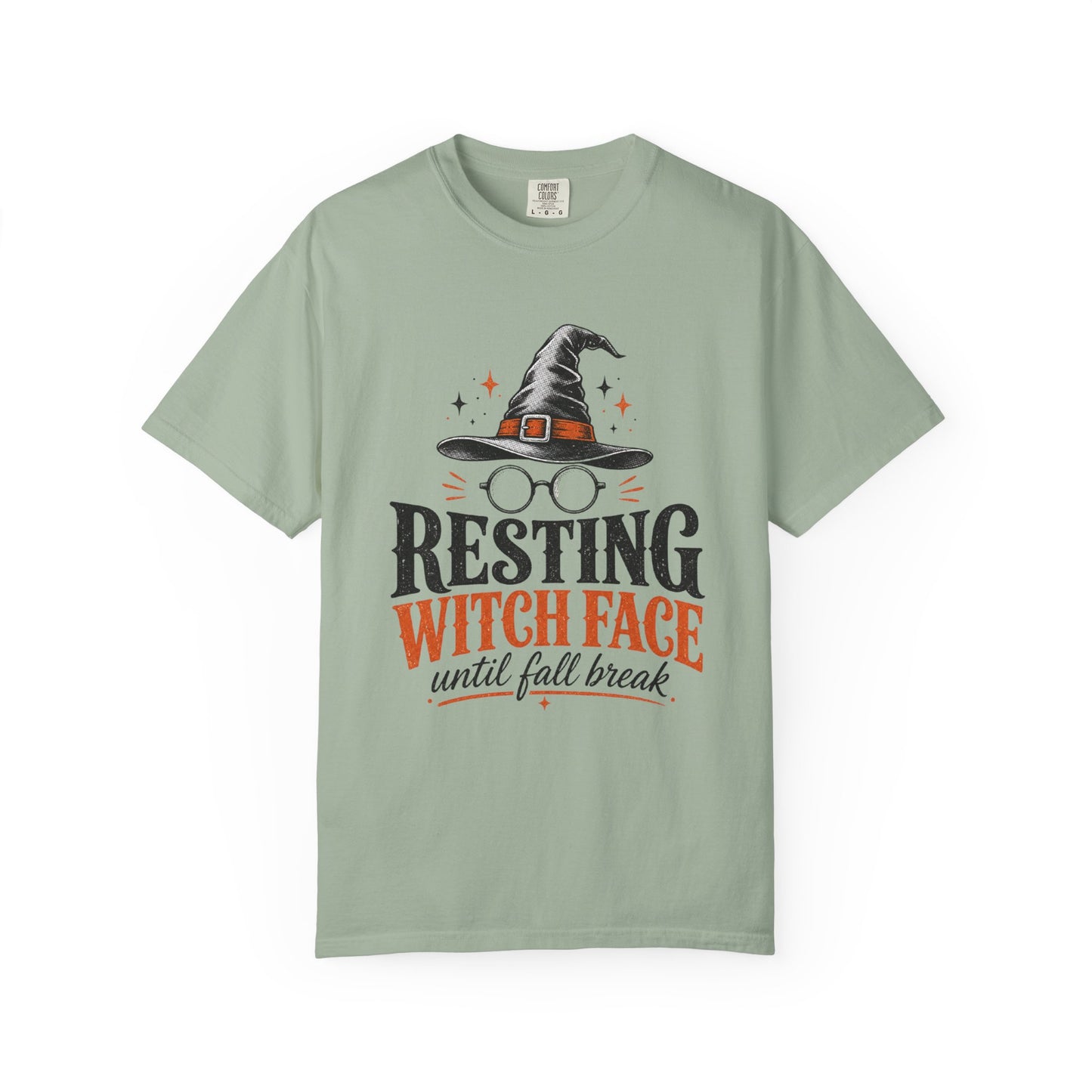 Resting Witch Face Teacher Sweatshirt, Funny Halloween Crewneck for Teachers, Witch Sweater, Fall Break Countdown Cozy Sweatshirt Gift