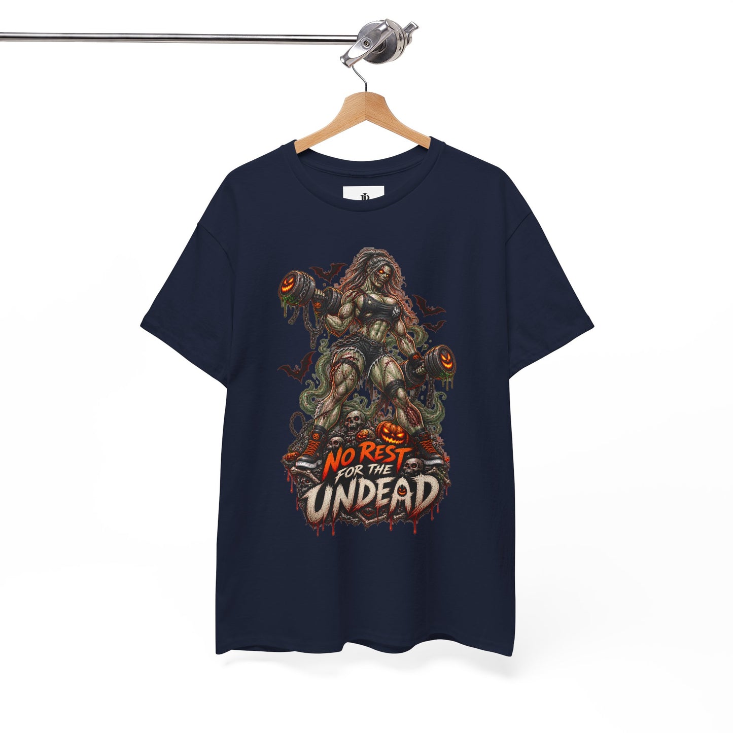 Zombie Graphic T-Shirt — "No Rest for the Undead" Horror Tee