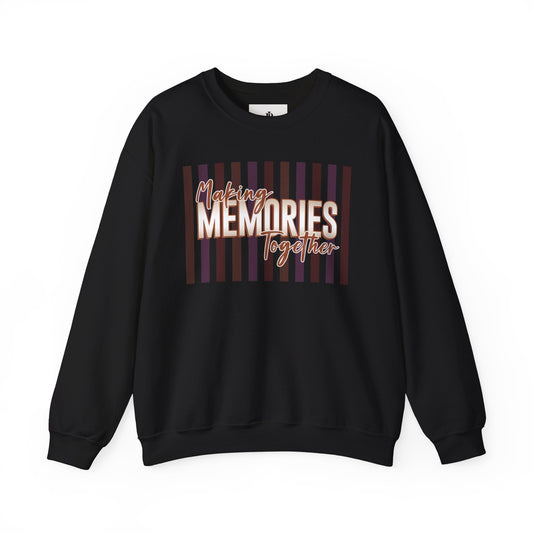 Couples Sweatshirt Set, Making Memories Matching Crewneck Pair, Cozy Unisex Fit