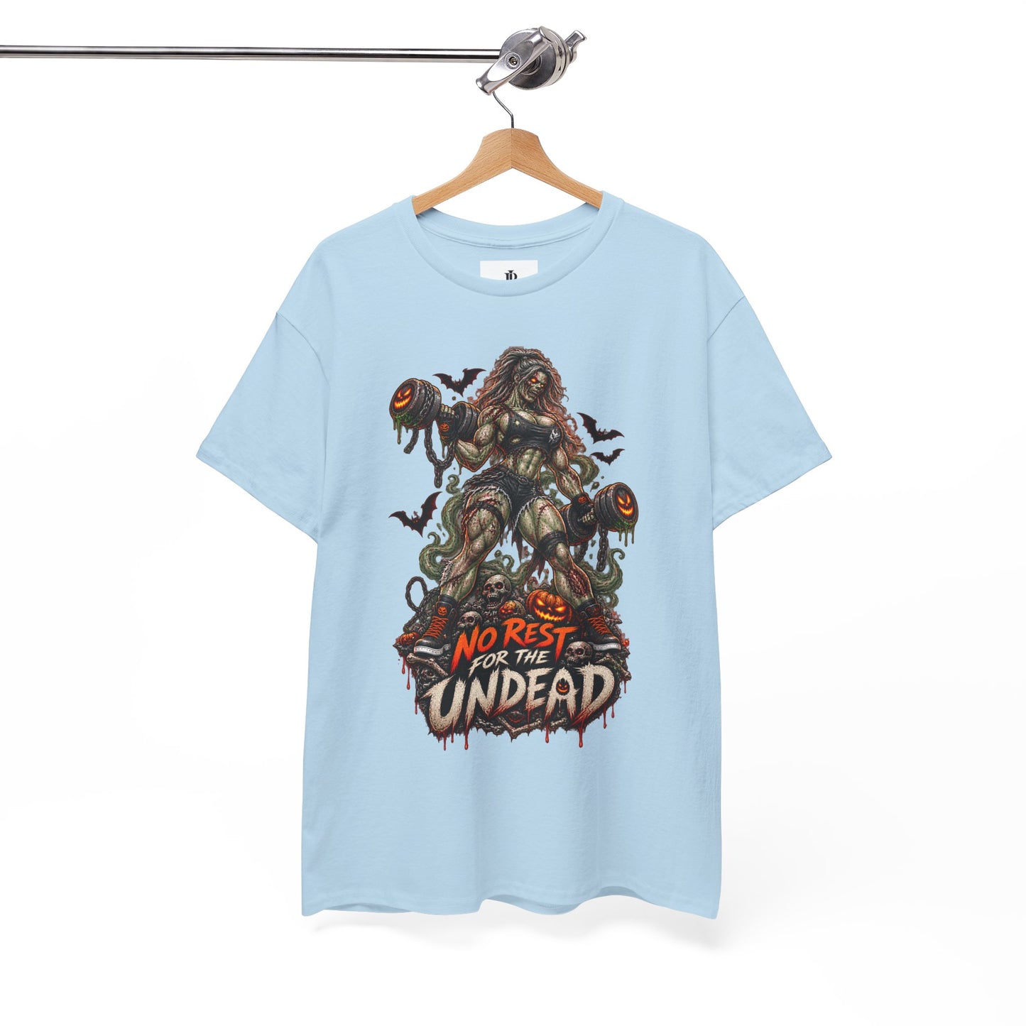 Zombie Graphic T-Shirt — "No Rest for the Undead" Horror Tee