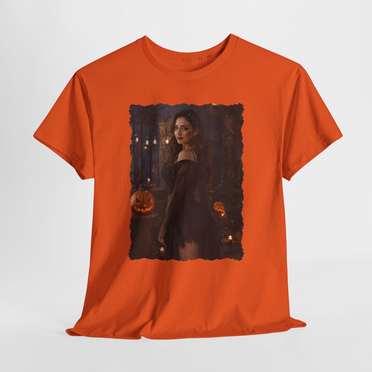 Custom Halloween Portrait Shirt From Your Photo, Personalized Spooky Tshirt, Witch Costume Photo Tee, Custom Photo Gift, Halloween Gift Her