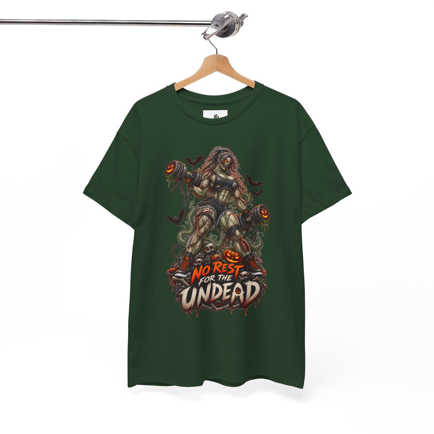 Zombie Graphic T-Shirt — "No Rest for the Undead" Horror Tee
