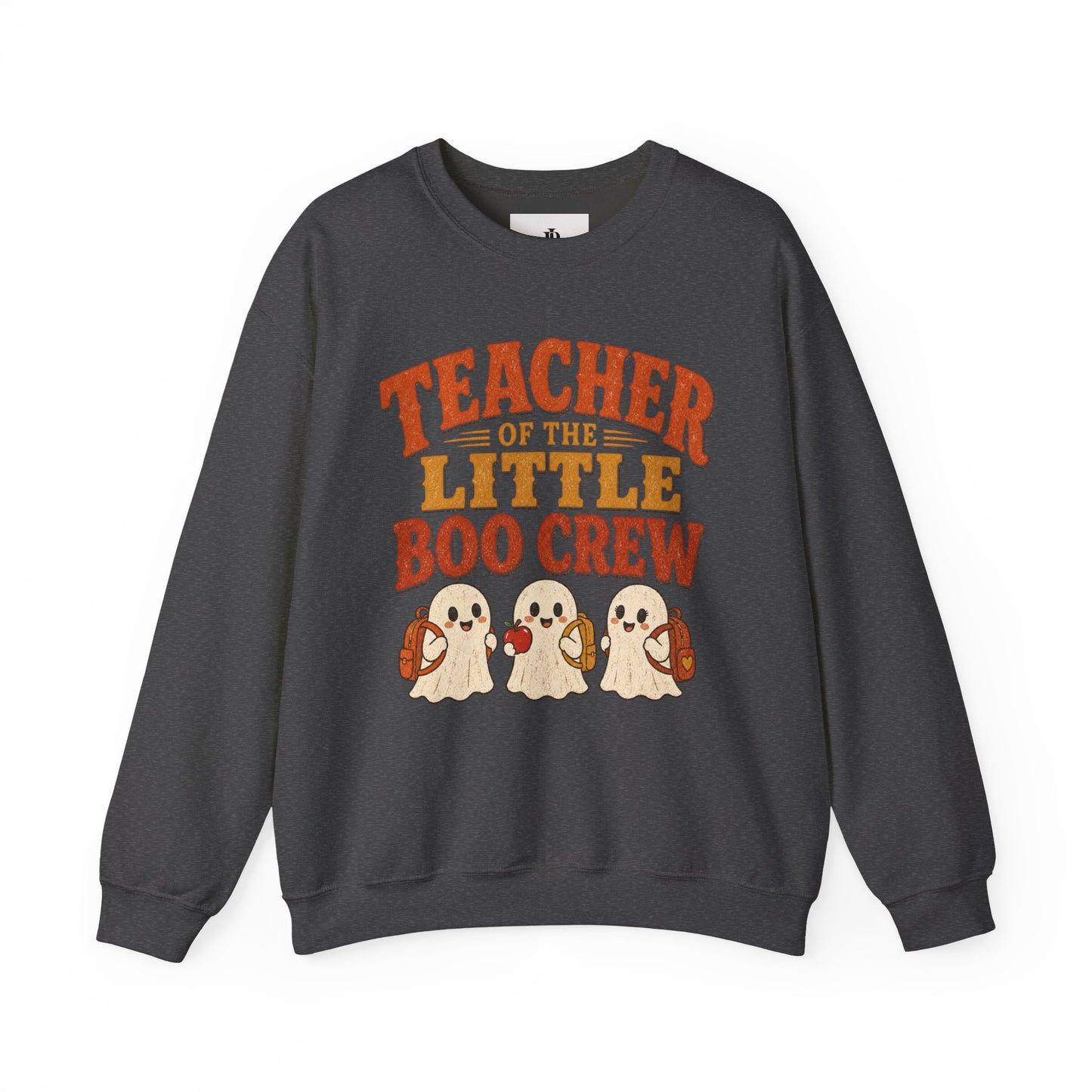 Teacher of the Little Boo Crew Sweatshirt, Cute Halloween Teacher Crewneck, Kindergarten Teacher Sweater, Cozy Fall School Sweatshirt