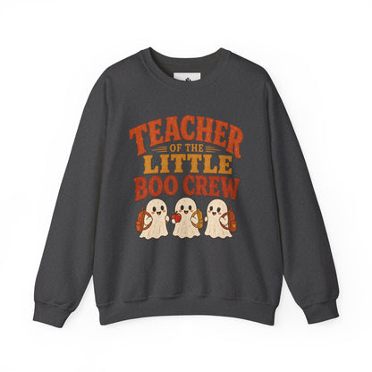 Teacher of the Little Boo Crew Sweatshirt, Cute Halloween Teacher Crewneck, Kindergarten Teacher Sweater, Cozy Fall School Sweatshirt