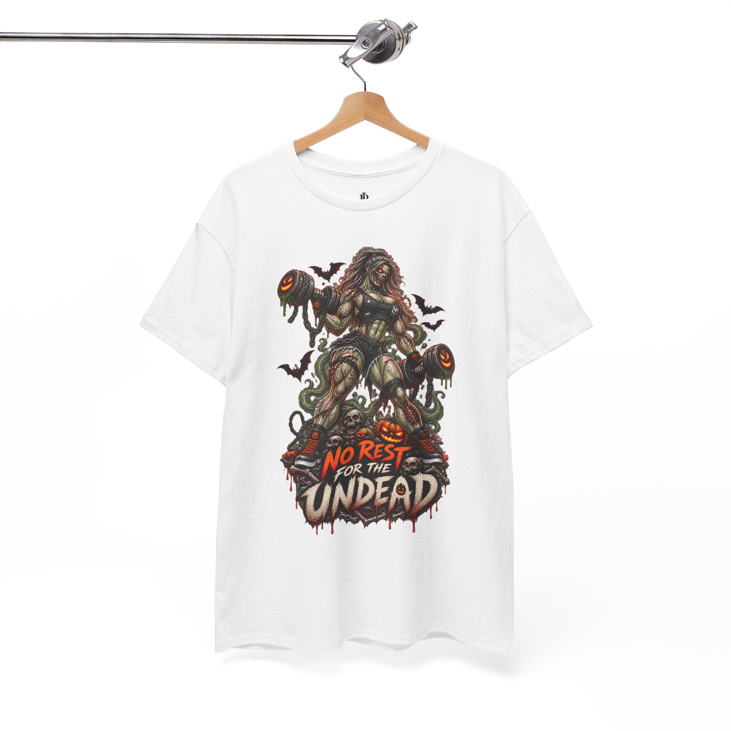 Zombie Graphic T-Shirt — "No Rest for the Undead" Horror Tee