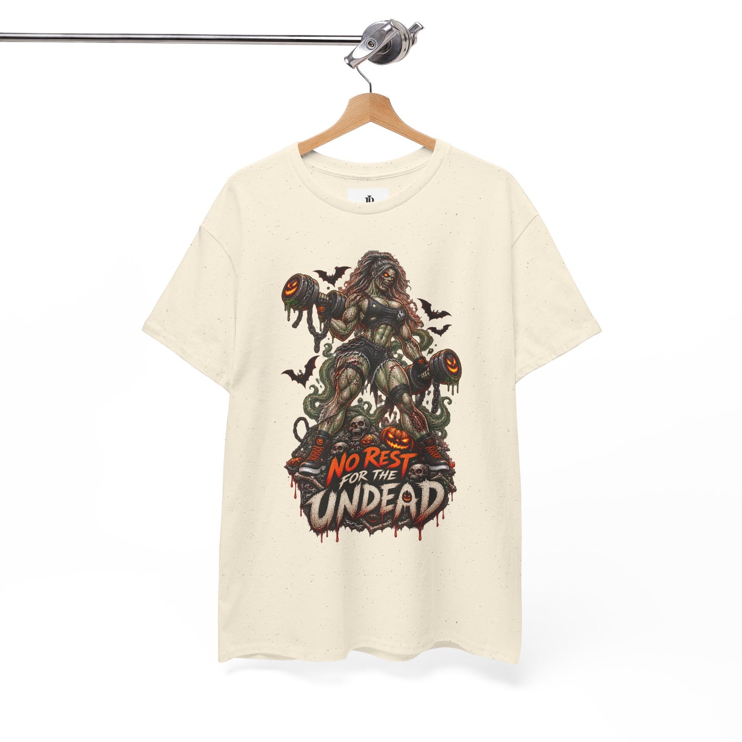 Zombie Graphic T-Shirt — "No Rest for the Undead" Horror Tee