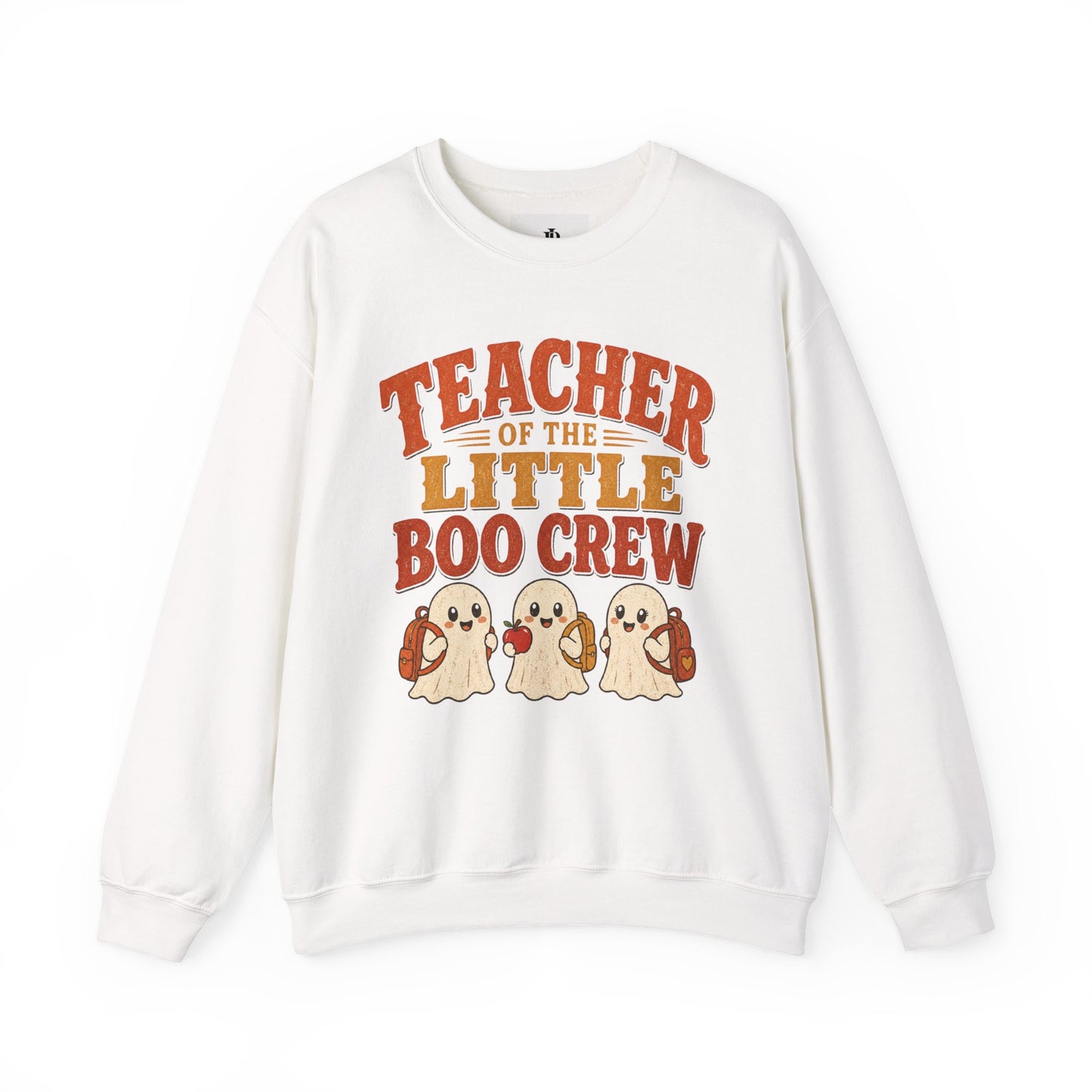 Teacher of the Little Boo Crew Sweatshirt, Cute Halloween Teacher Crewneck, Kindergarten Teacher Sweater, Cozy Fall School Sweatshirt