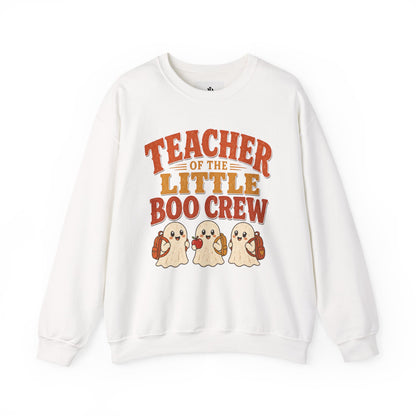 Teacher of the Little Boo Crew Sweatshirt, Cute Halloween Teacher Crewneck, Kindergarten Teacher Sweater, Cozy Fall School Sweatshirt