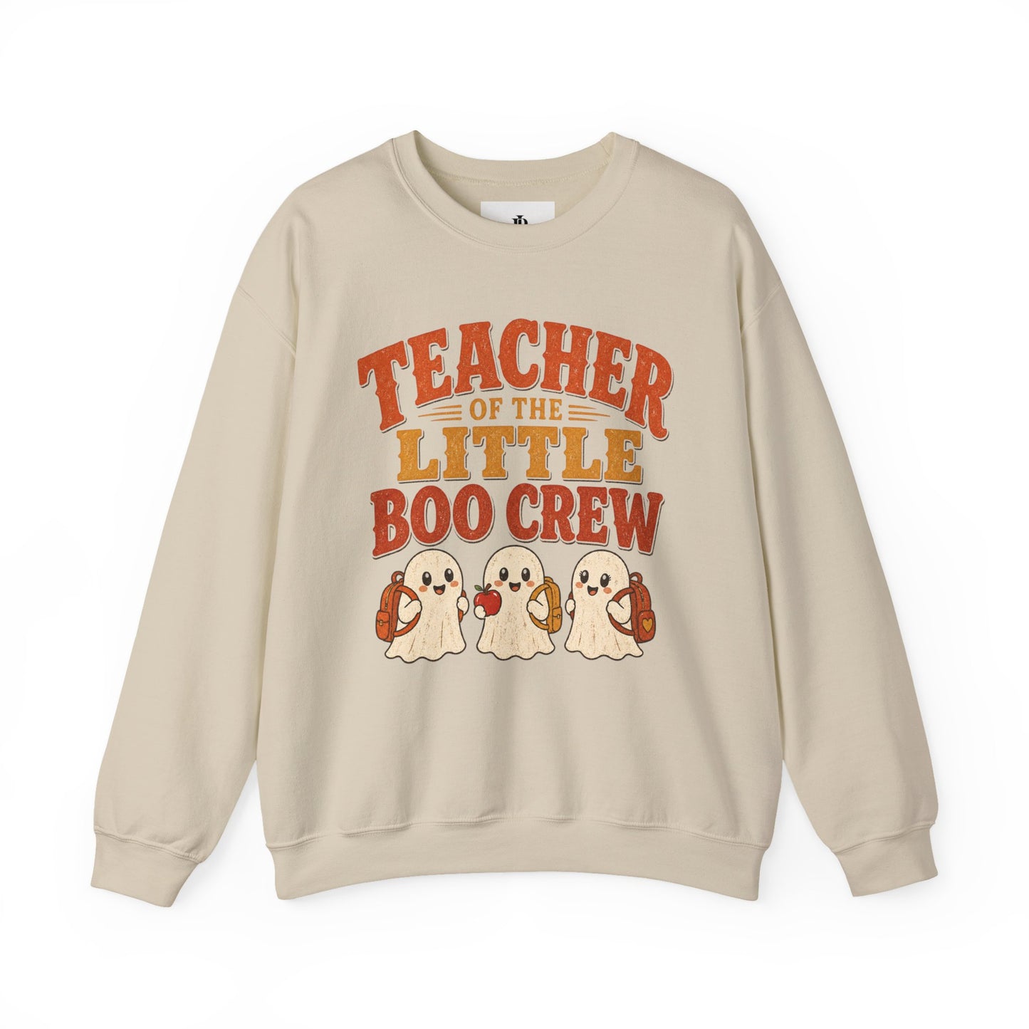 Teacher of the Little Boo Crew Sweatshirt, Cute Halloween Teacher Crewneck, Kindergarten Teacher Sweater, Cozy Fall School Sweatshirt