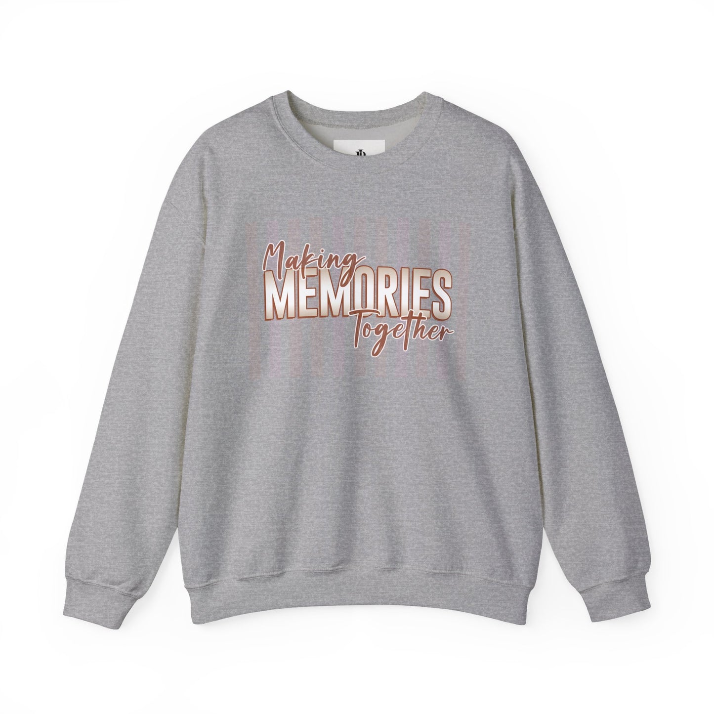 Couples Sweatshirt Set, Making Memories Matching Crewneck Pair, Cozy Unisex Fit