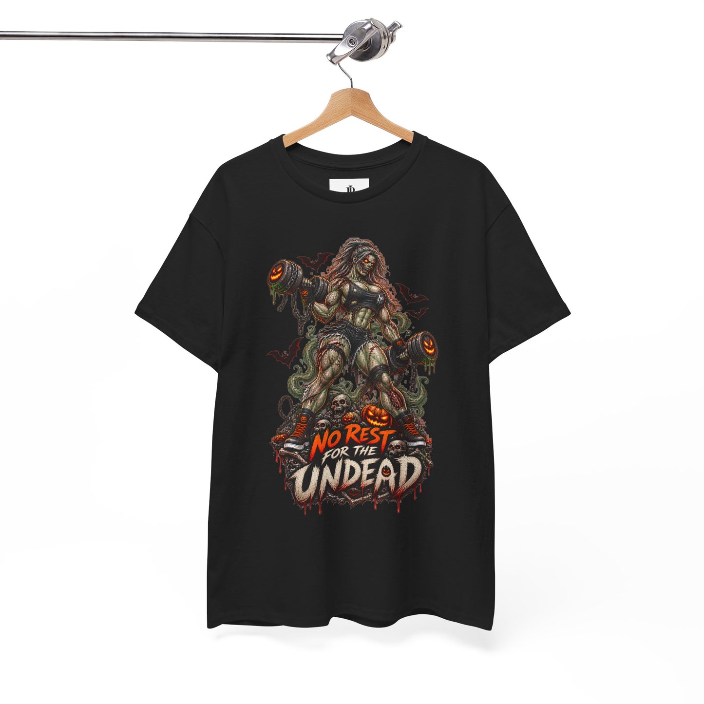 Zombie Graphic T-Shirt — "No Rest for the Undead" Horror Tee