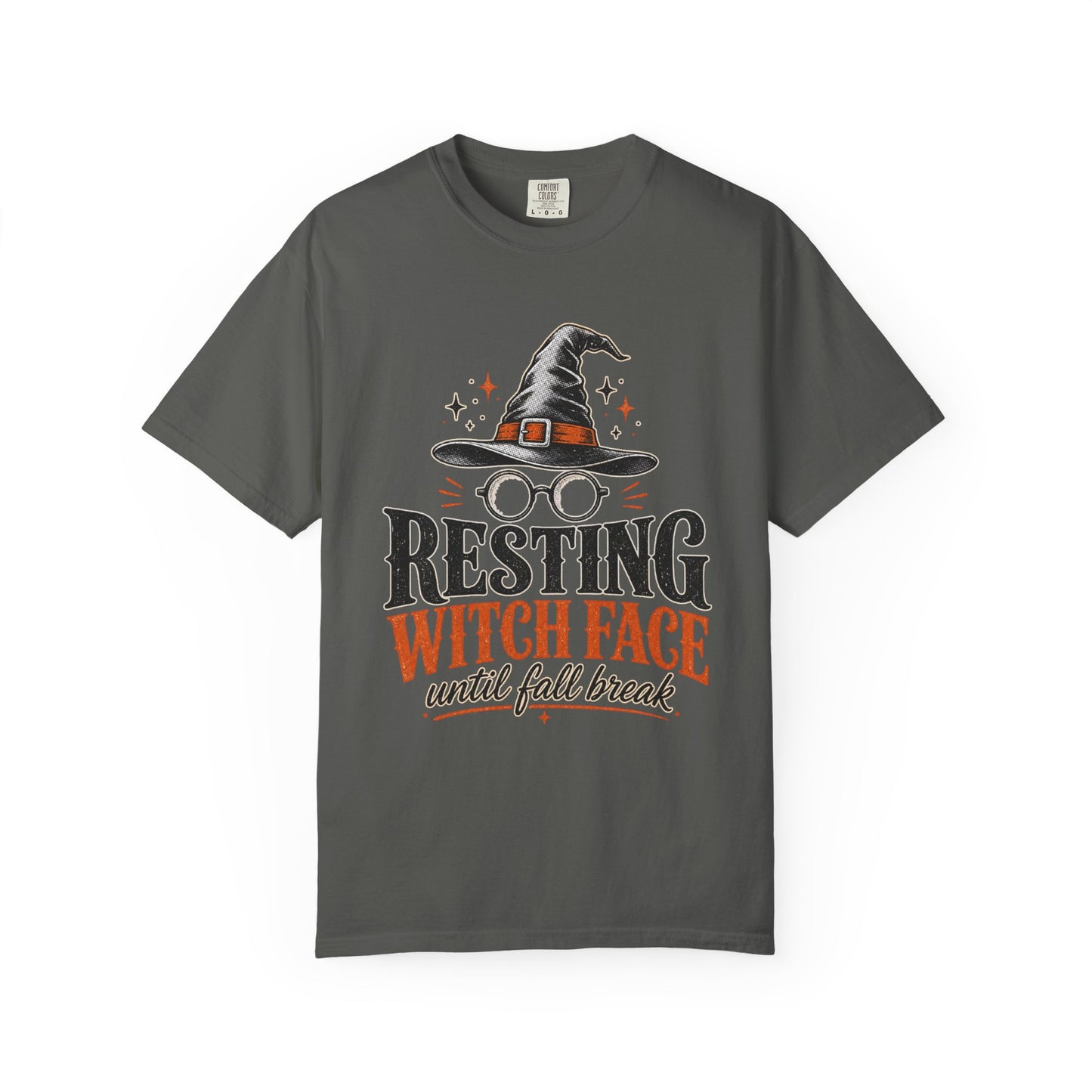 Resting Witch Face Teacher Sweatshirt, Funny Halloween Crewneck for Teachers, Witch Sweater, Fall Break Countdown Cozy Sweatshirt Gift
