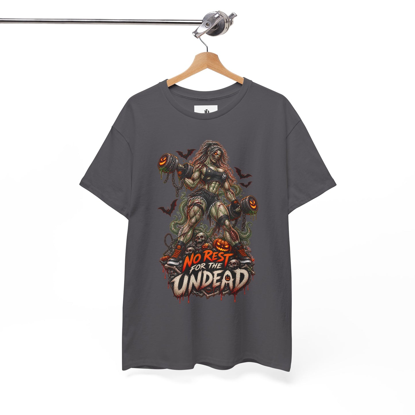Zombie Graphic T-Shirt — "No Rest for the Undead" Horror Tee