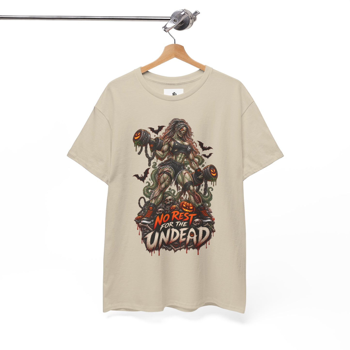 Zombie Graphic T-Shirt — "No Rest for the Undead" Horror Tee