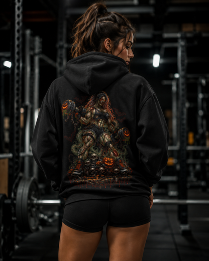 Undead Horror Hoodie, Halloween Zombie Graphic Sweatshirt, No Rest for the Undead