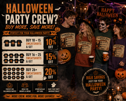 Pumpkin Spice Survival Club Sweatshirt | Retro Halloween Pumpkin Badge