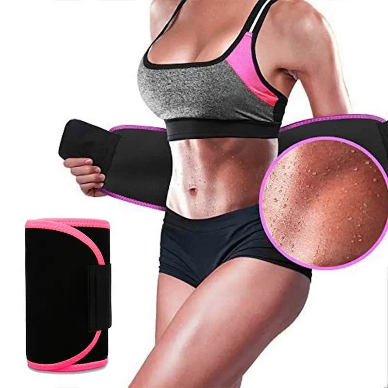 Waist sweat belt flat-lay product photo