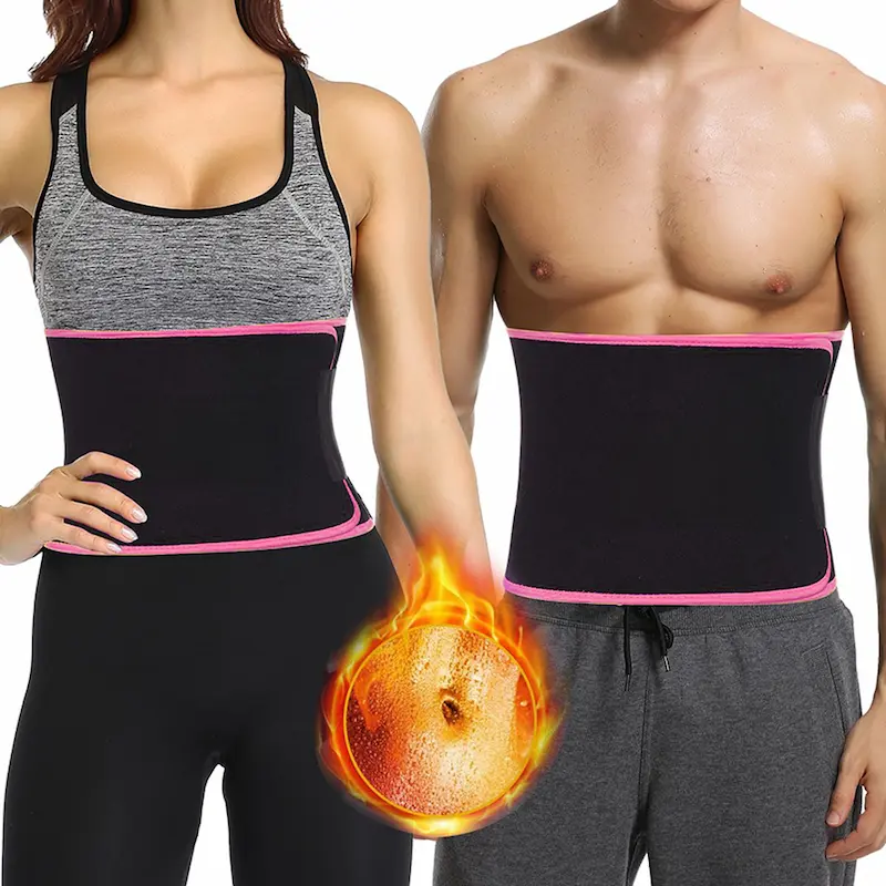 JUST PRIMES gym sweat belt velcro grip